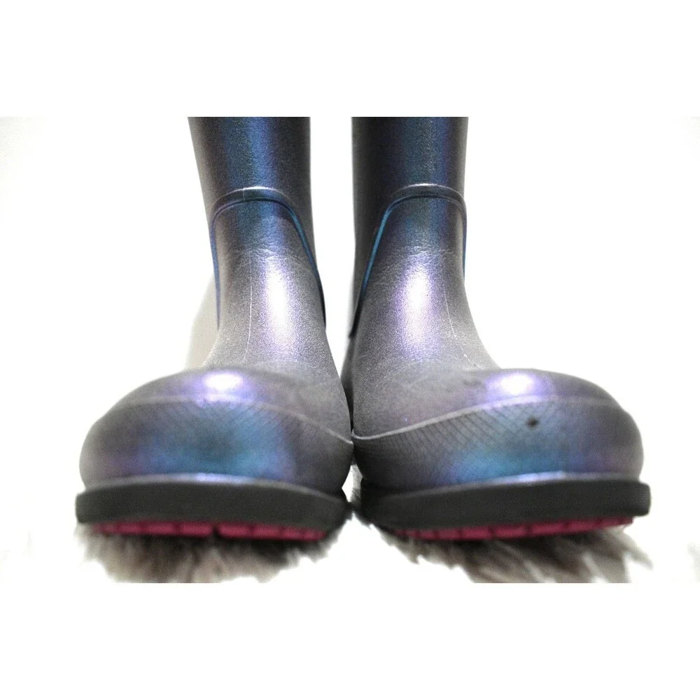 Crocs Iridescent Shimmer Rain Boots Women's Size 6